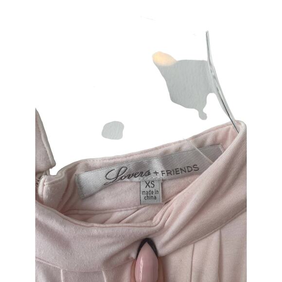 LOVERS AND FRIENDS LIGHT PINK NICKI HALTER ROMPER XS - Picture 3 of 9